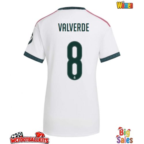 Real Madrid Federico Valverde #8 Replica Home Stadium Shirt for Women 2026-27 Short Sleeve